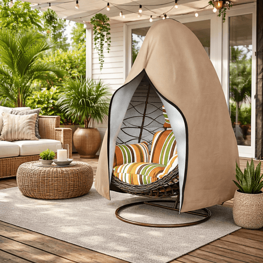 GARDENARMOR – Waterproof All-Weather Cover for Outdoor Hanging Chairs