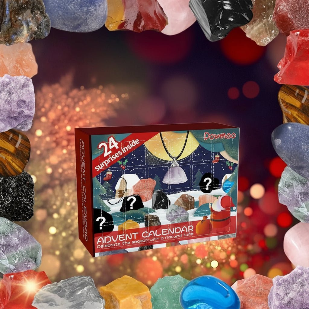 CRYSTALJOY – 2025 Advent calendar with natural stones & festive surprises