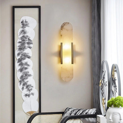 VELALUX – Elegant black and gold LED wall lamp