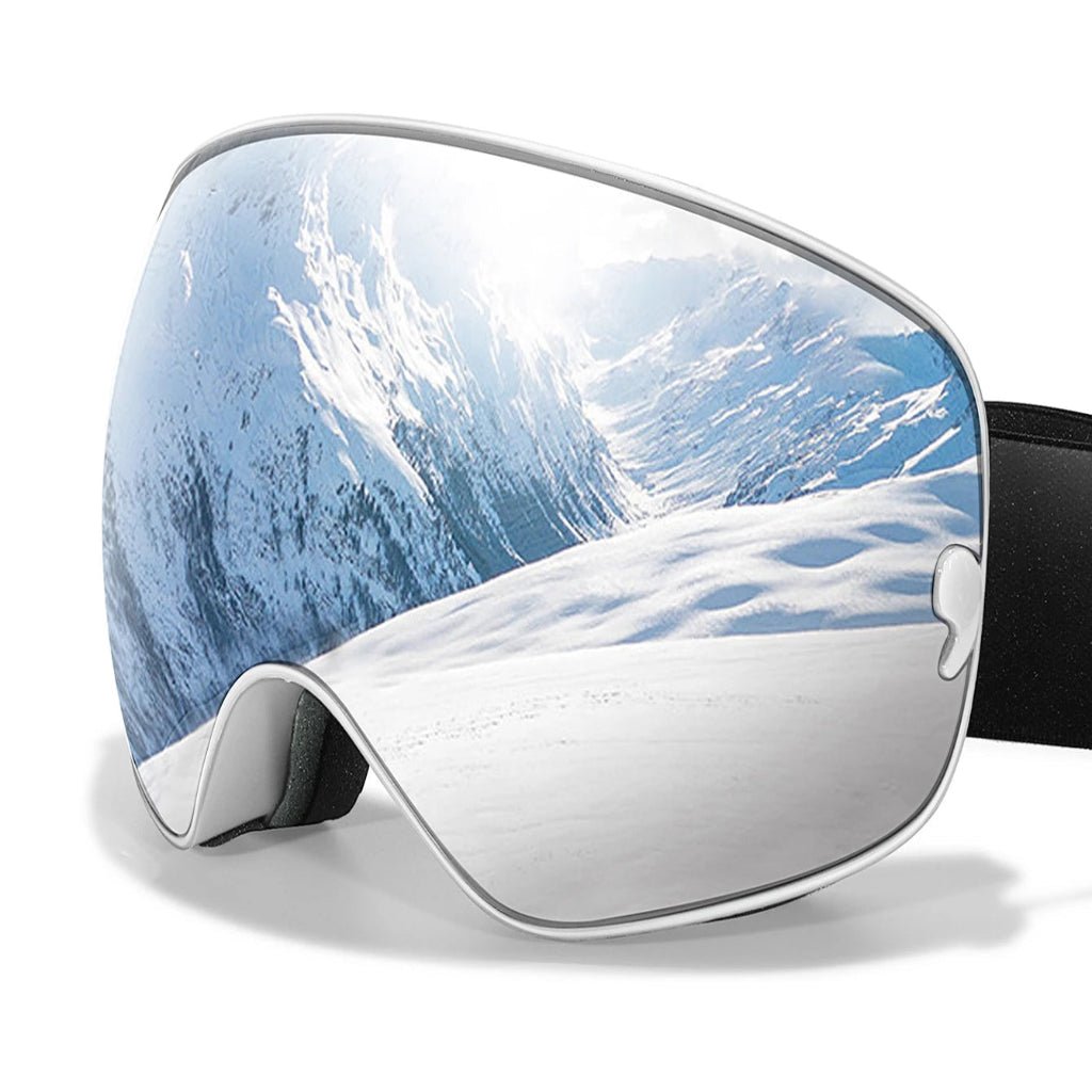 FROSTBLICK – Premium ski goggles with anti-fog coating, UV400 protection & night vision lens