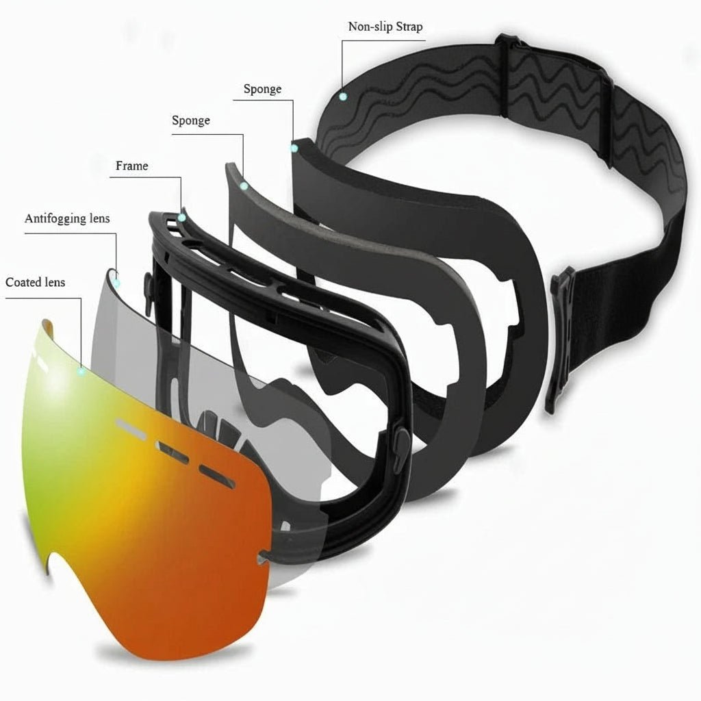 ICEREACH – Double-layer Anti-fog Ski Goggles for Snowboarding & Snowmobiles