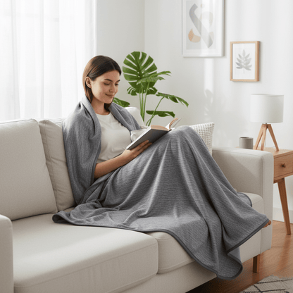 COOLVIA – Breathable Cooling Blanket for Comfort in Every Season