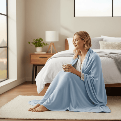 COOLVIA – Breathable Cooling Blanket for Comfort in Every Season
