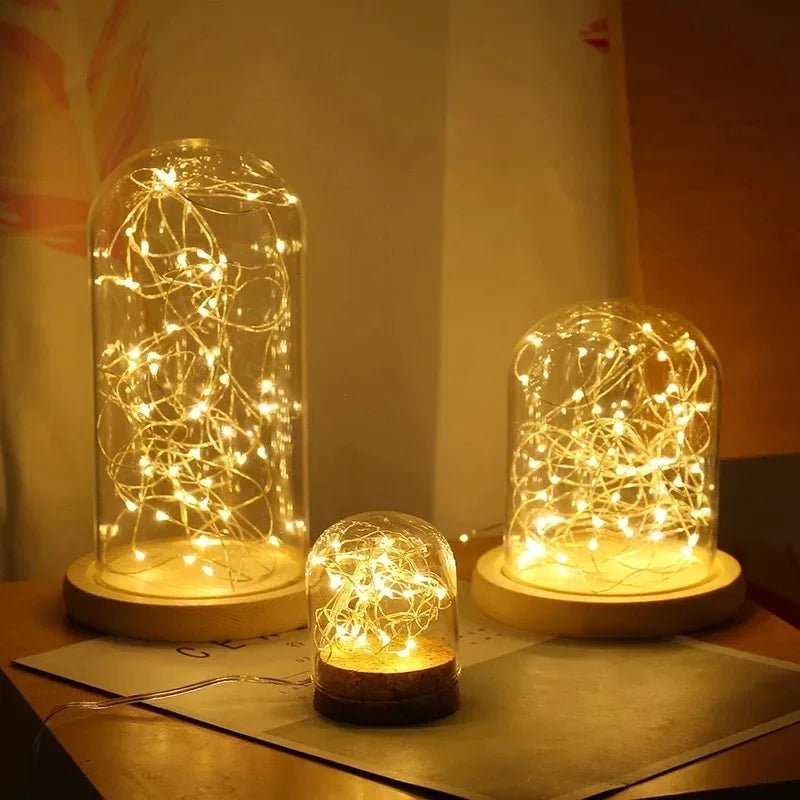 GLIMLIGHT – Warm white, battery-operated string lights for home and garden