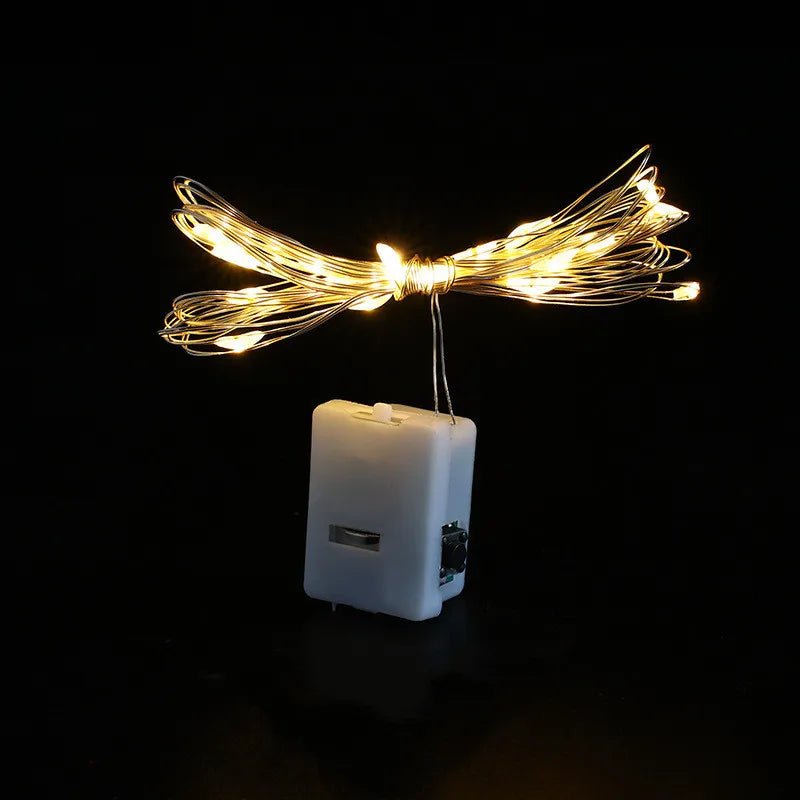 GLIMLIGHT – Warm white, battery-operated string lights for home and garden