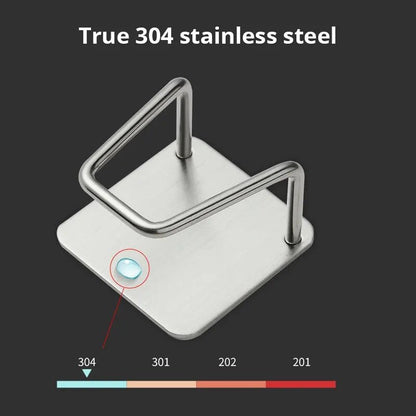 STEELSMART – Space-saving stainless steel sponge holder for sinks