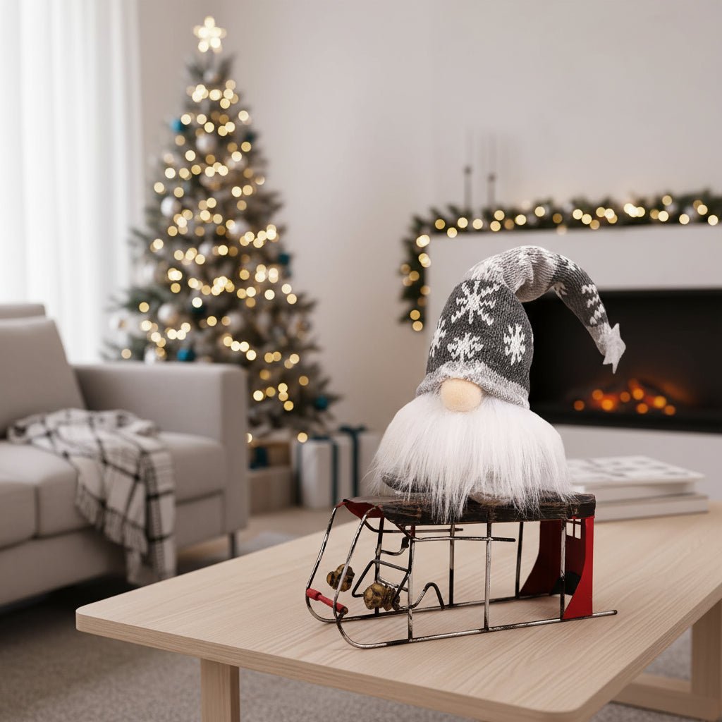 ILLUBELLE – Luminous Christmas doll with warm, yellow glow for festive decoration