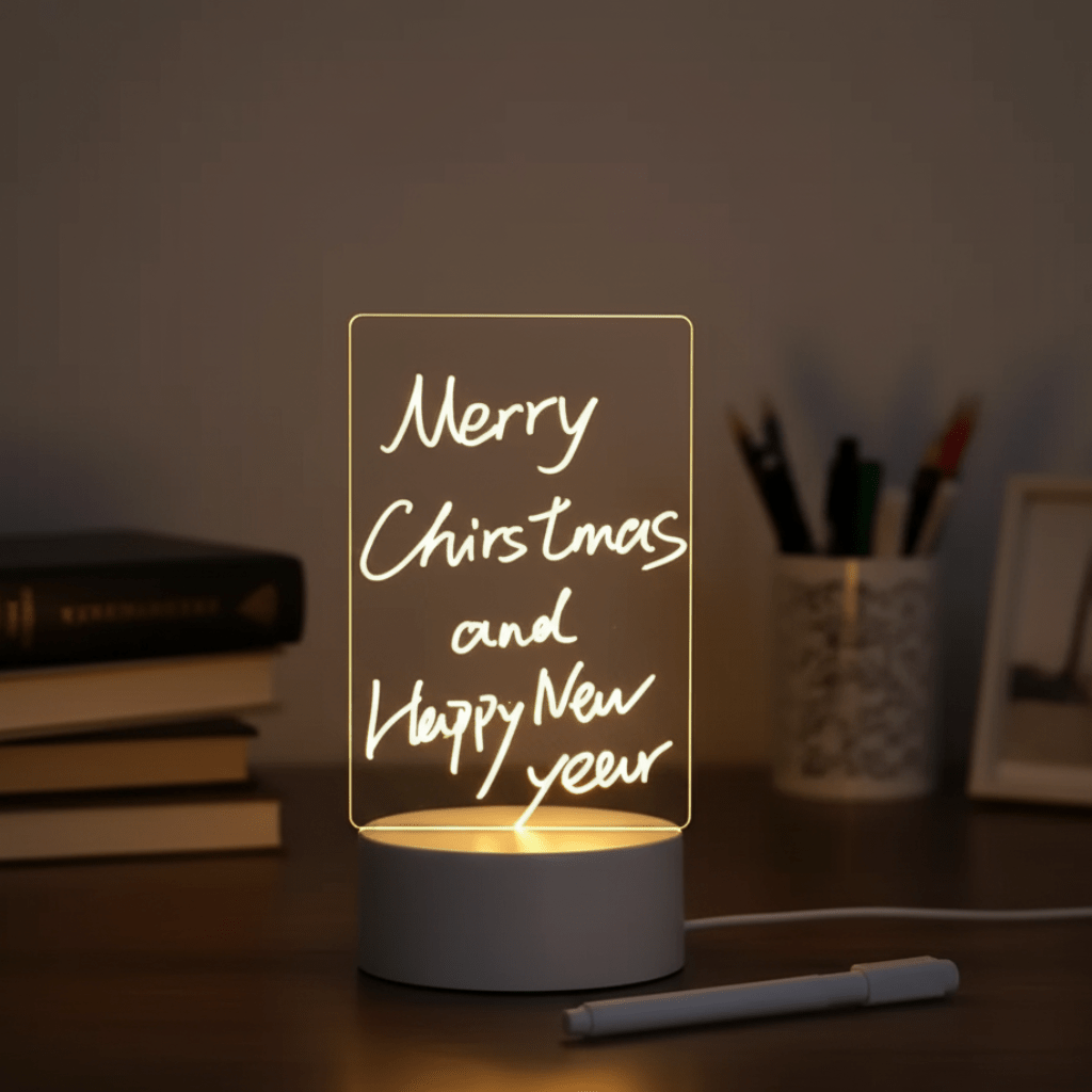 BRIGHTMEMO – LED memo board with erasable marker