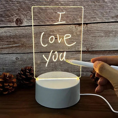 BRIGHTMEMO – LED memo board with erasable marker