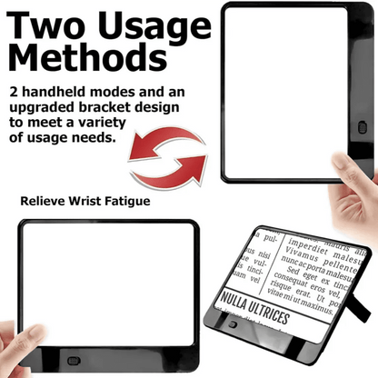 READING AID – 3x LED Reading Magnifier for Entire Pages
