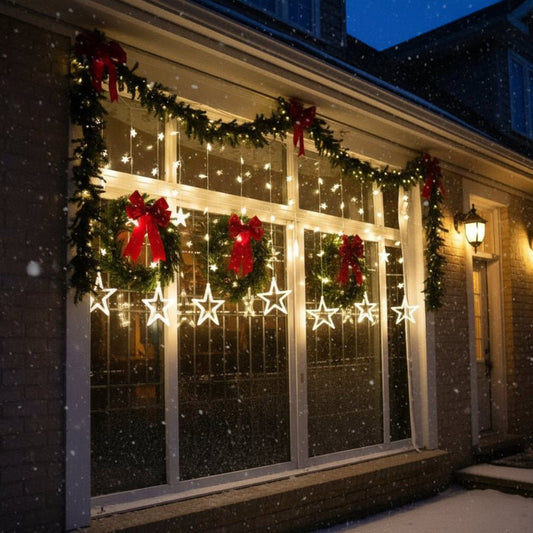 TWINKLELINE – LED star light chain for cozy Christmas evenings