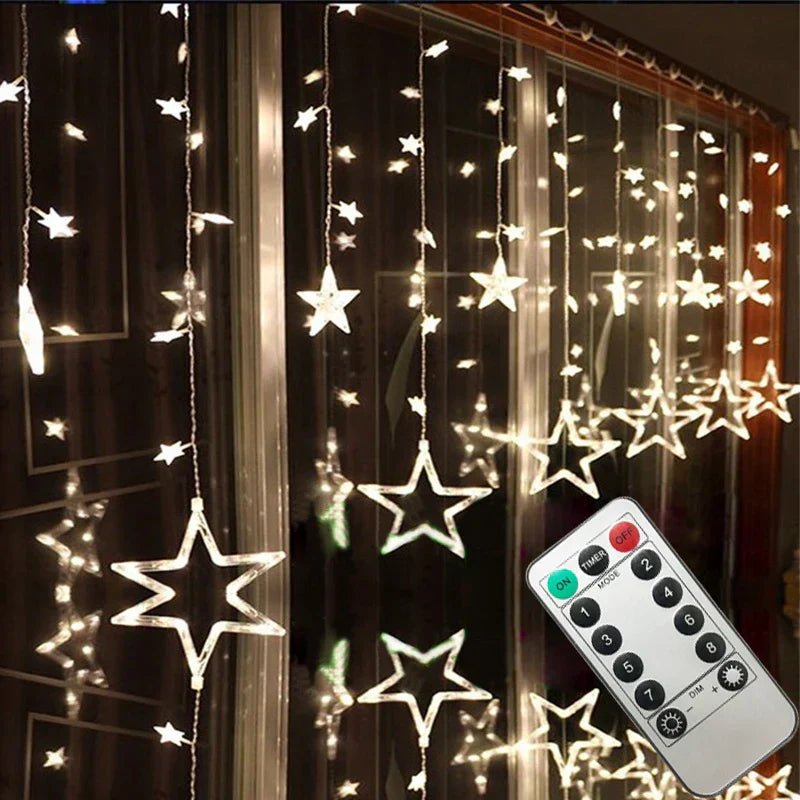 TWINKLELINE – LED star light chain for cozy Christmas evenings