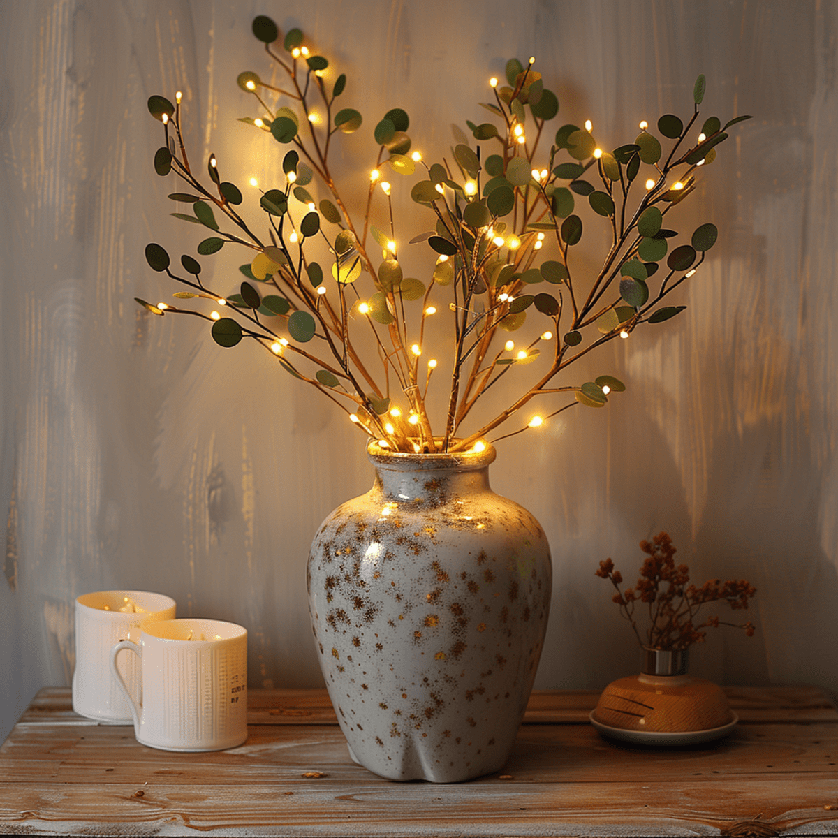 NATUREGLOW – Flexible LED branch lamp with warm light tone