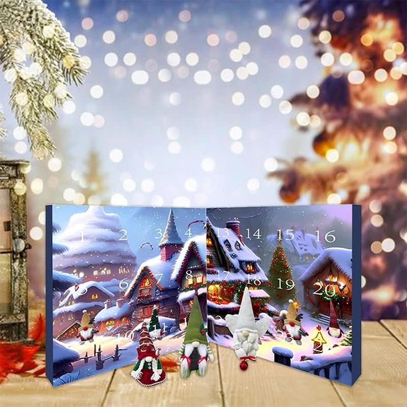 WINTERWHISP 2025 – Handmade Plush Gnome Advent Calendar for Festive Memories