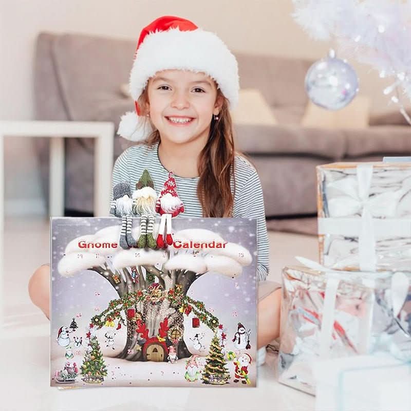 WINTERWHISP 2025 – Handmade Plush Gnome Advent Calendar for Festive Memories