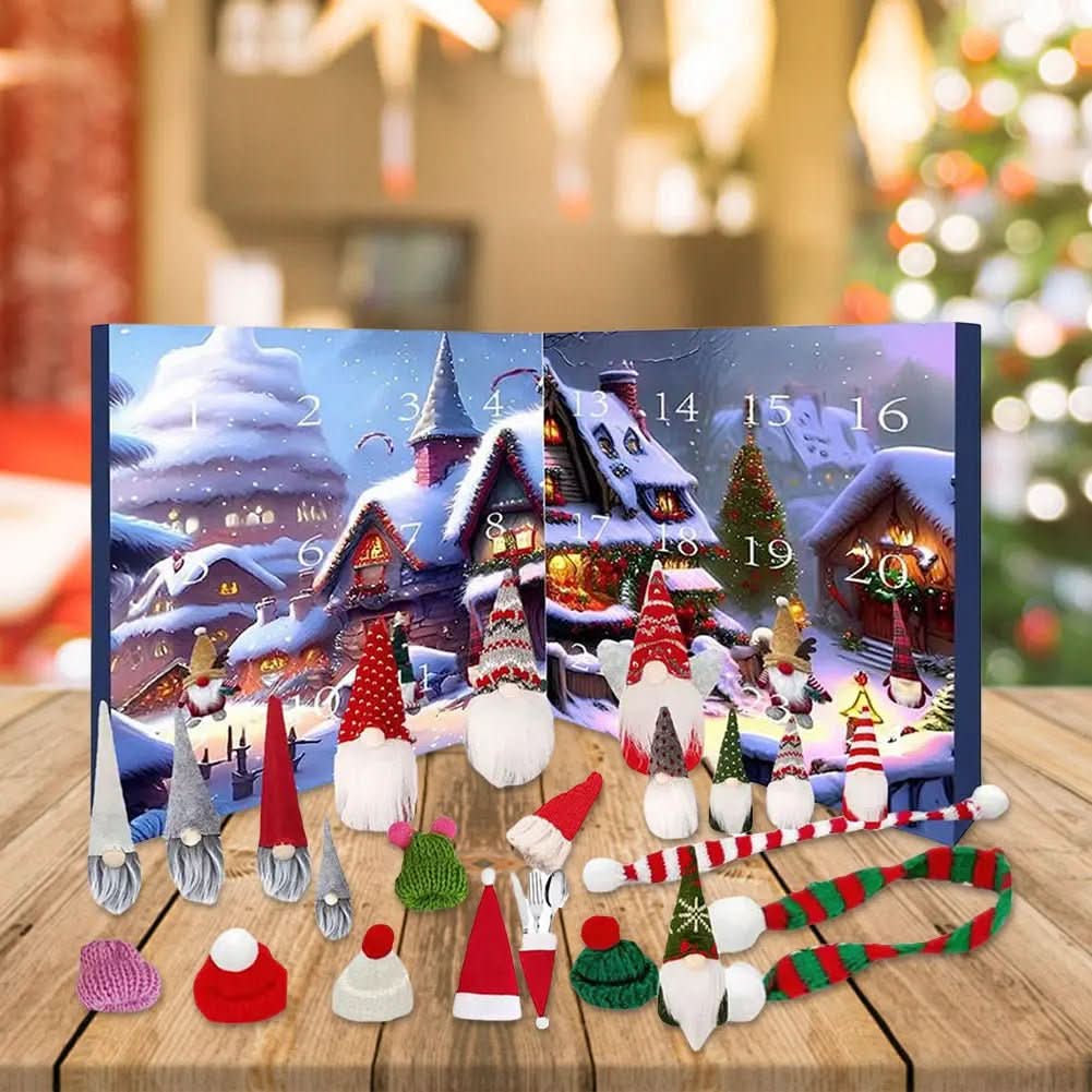 GNOMIQUE 2025 – Elegant Scandinavian Gnome Advent Calendar