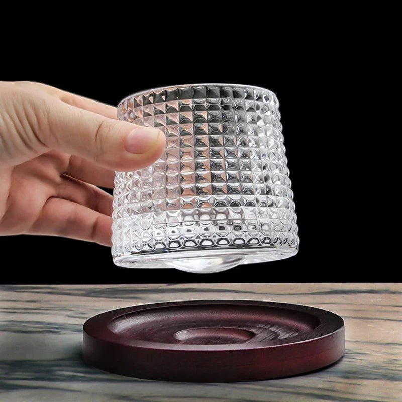 SPINSPIRIT - Rotatable Whiskey Glasses for a Refined Touch