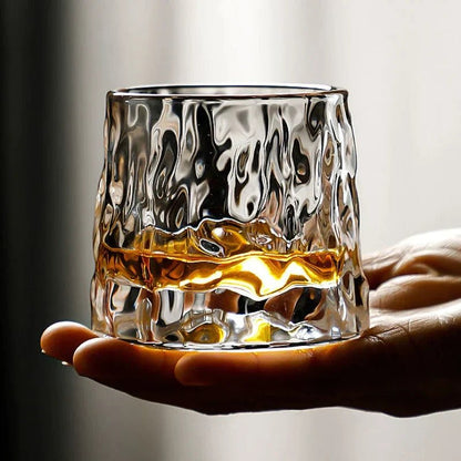 SPINSPIRIT - Rotatable Whiskey Glasses for a Refined Touch