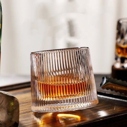 SPINSPIRIT - Rotatable Whiskey Glasses for a Refined Touch