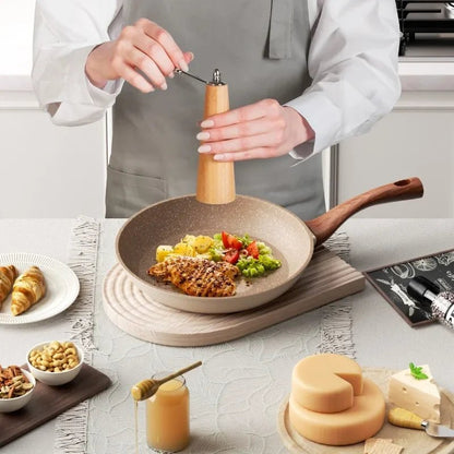 COOKSLATE – Non-stick Aluminum Frying Pan with Modern Granite Surface