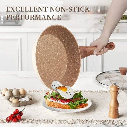 COOKSLATE – Non-stick Aluminum Frying Pan with Modern Granite Surface