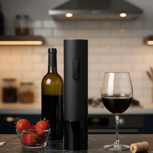 SOMMEX – Fast Electric Wine Opener & Cutter – Easy Button Operation