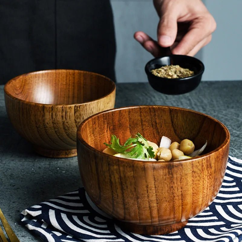 NATUREDIN – Environmentally Friendly Wooden Bowl for Plastic-Free Eating