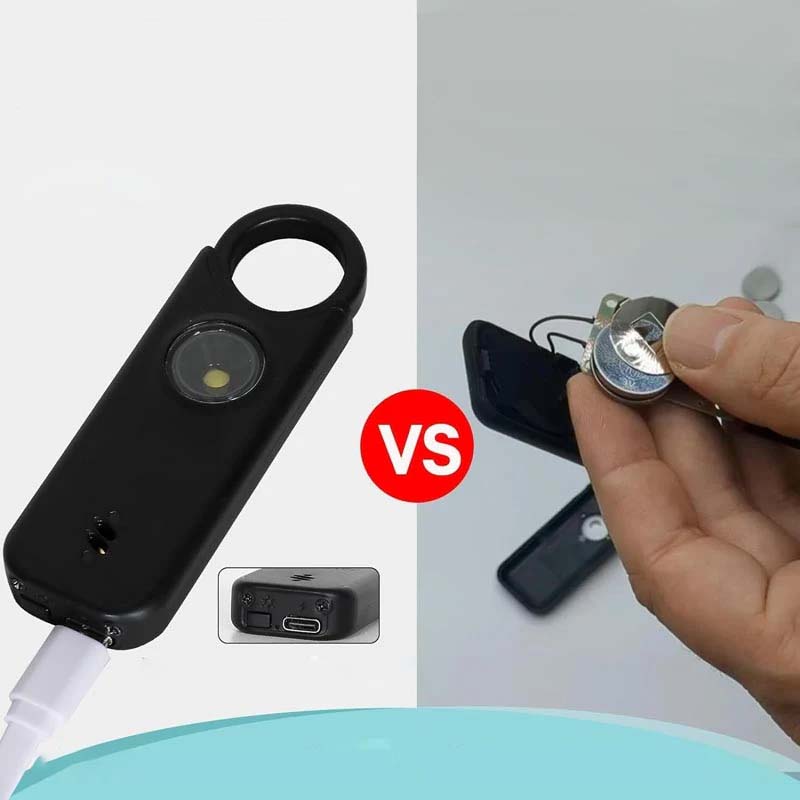 GUARDME – Portable personal safety alarm with integrated LED light