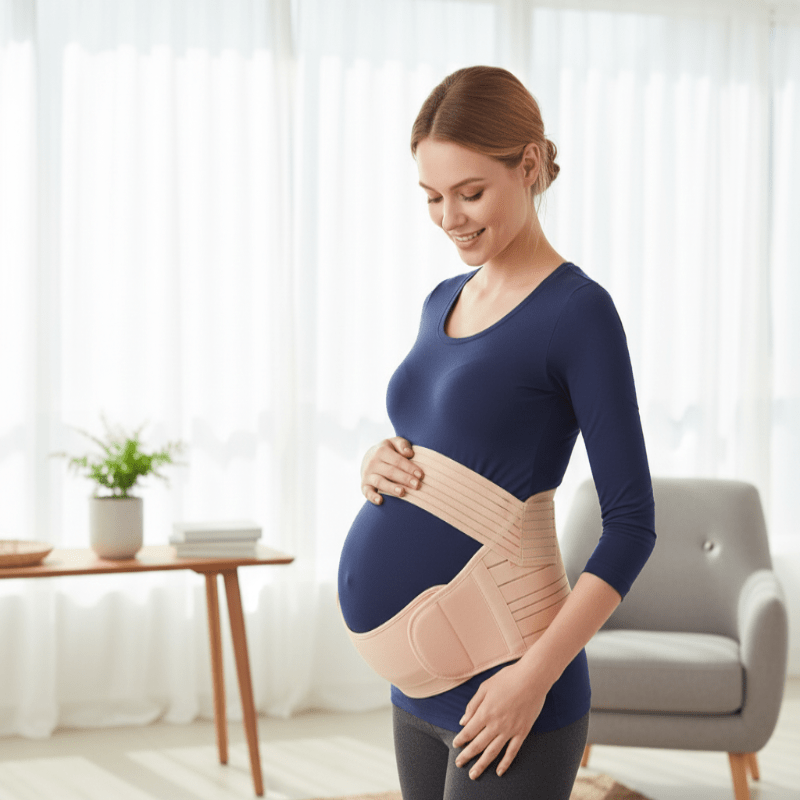 BUMBELLA – 3-in-1 Pregnancy Support Belt for Comfort & Stability, Adjustable & Breathable