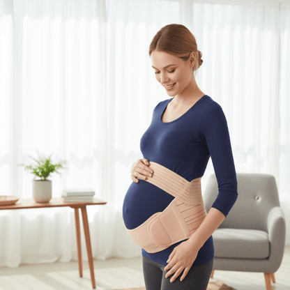 BUMBELLA – 3-in-1 Pregnancy Support Belt for Comfort & Stability, Adjustable & Breathable