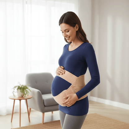 BUMBELLA – 3-in-1 Pregnancy Support Belt for Comfort & Stability, Adjustable & Breathable