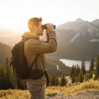 ZENITHAR – Compact 2000M binoculars with 40x magnification & BAK4 glass for clear long-distance viewing