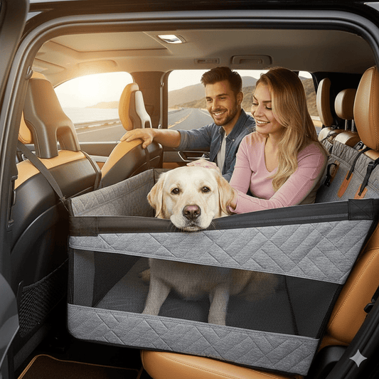 RIDEGUARD PET SEAT – Waterproof Dog Mat with Memory Foam for the Car