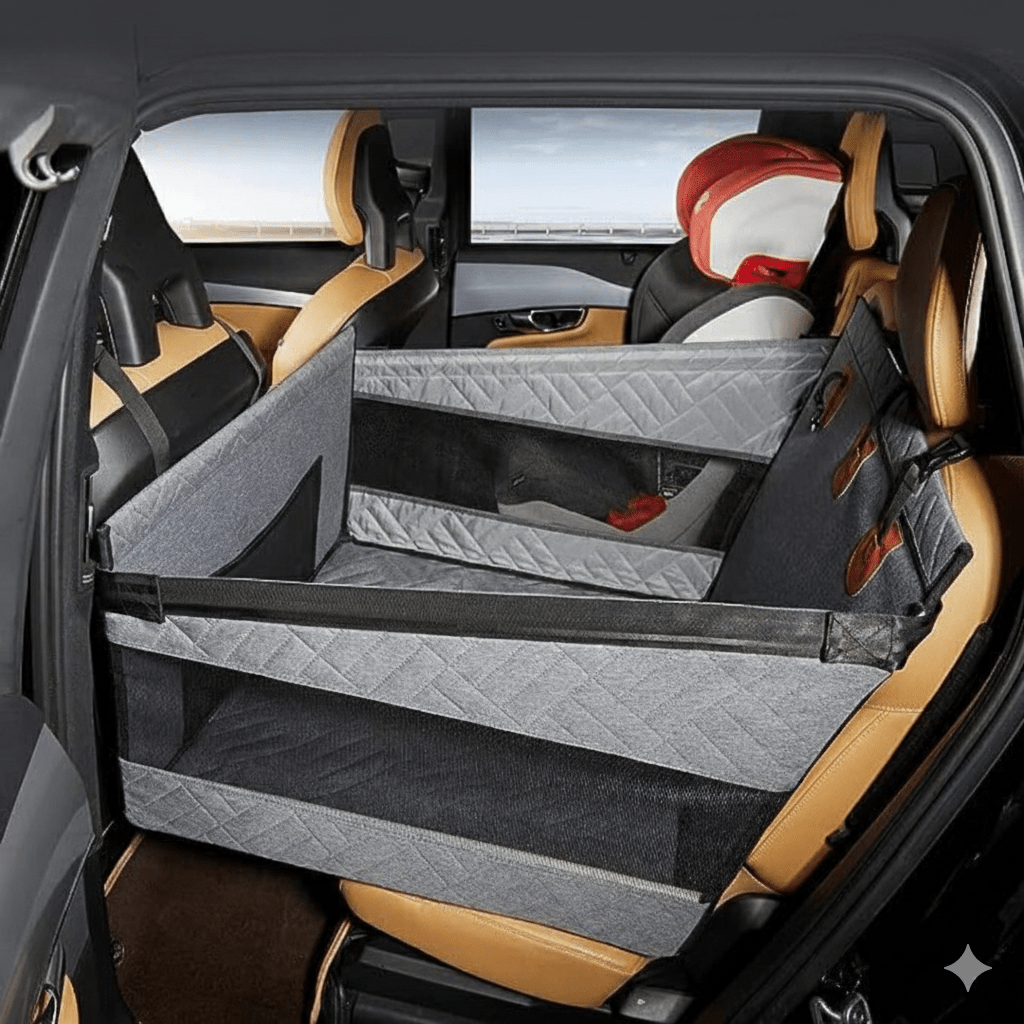 RIDEGUARD PET SEAT – Waterproof Dog Mat with Memory Foam for the Car