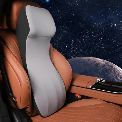 ERGOCARVE – Integrated Car Neck & Lumbar Support made of Memory Foam