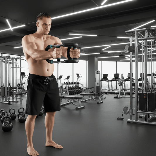 Twisterflex - Adjustable training bar for targeted muscle training of arms & chest