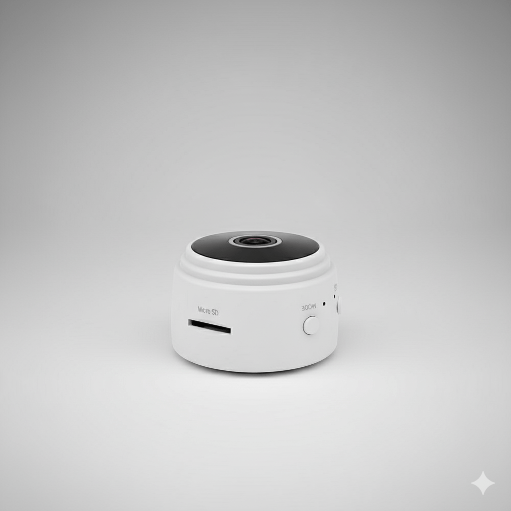 MINICAM 1080P - Compact security camera with night vision & app control