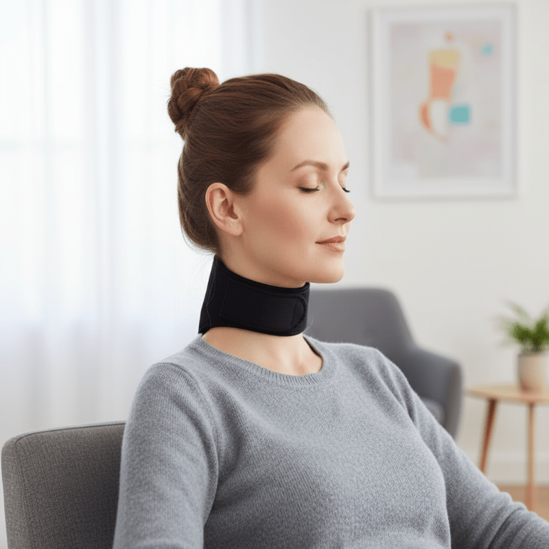 COMFITHERM – Portable Warm Neck Pillow for Instant Relaxation