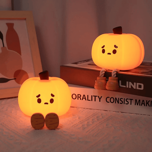 GlowBuddy Pumpkin Night Lamp – Magical LED Night Light for Children