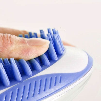 ZORROPET - 2-in-1 soap dispenser & massage brush for dogs