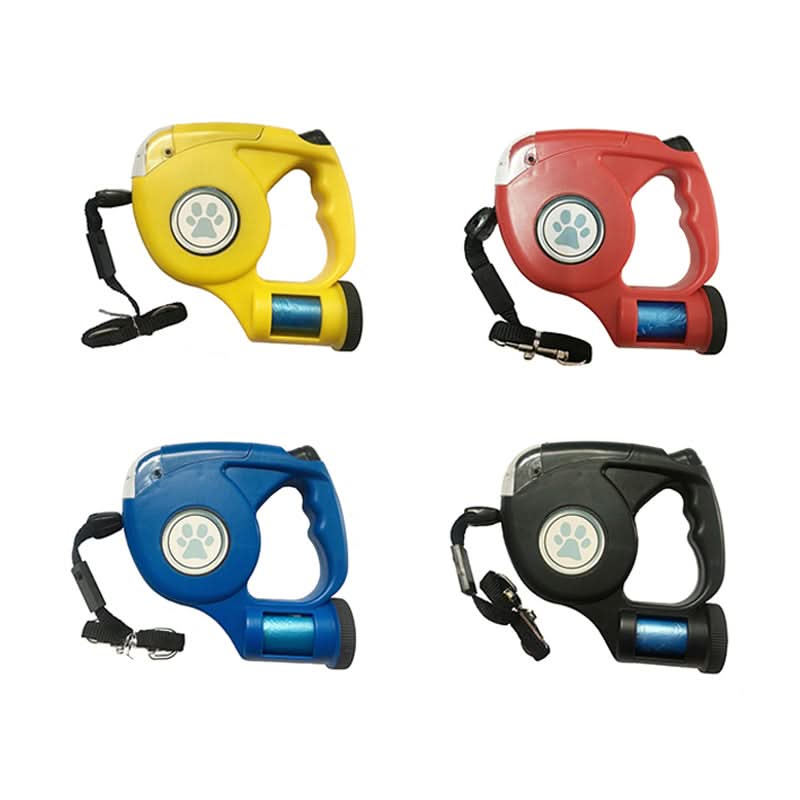 BRIGHTSTRIDE – LED Dog Leash with Integrated Flashlight for Safe Walks