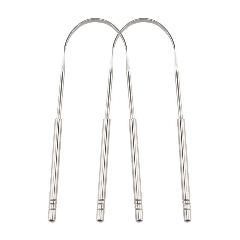 ScrapEMaster Tongue Cleaner - Stainless steel tongue scraper for fresh breath & oral hygiene
