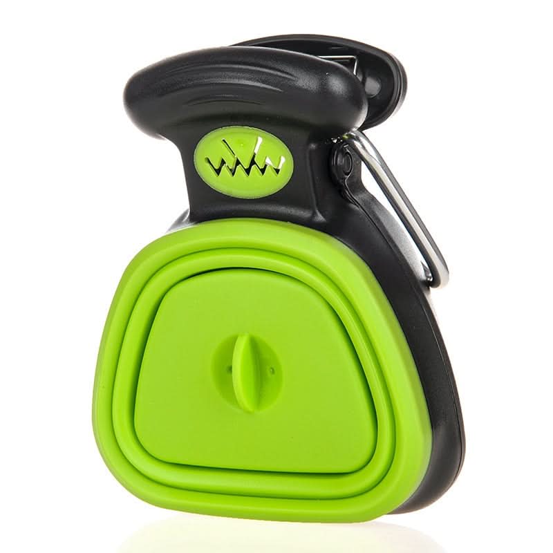 SCOOPIMATE – Portable Dog Poop Scooper with Clip & Adjustable Grabber