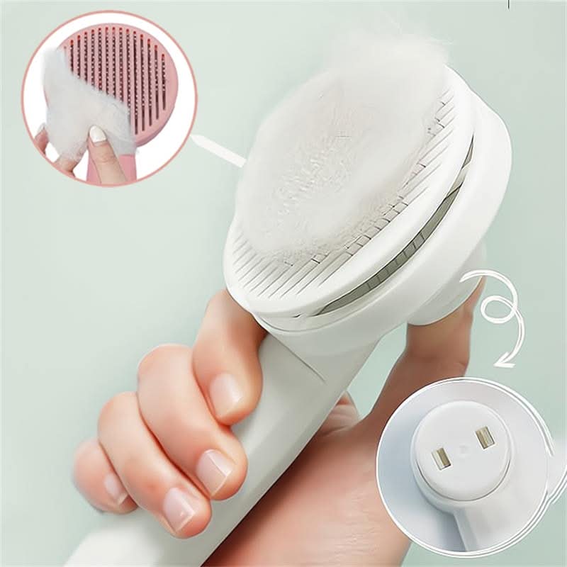 SELFCLEAN BRUSH - Self-cleaning cat brush for less hair loss