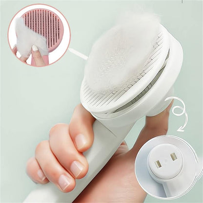 SELFCLEAN BRUSH - Self-cleaning cat brush for less hair loss