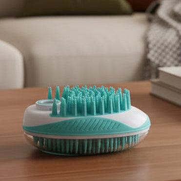 ZORROPET - 2-in-1 soap dispenser & massage brush for dogs