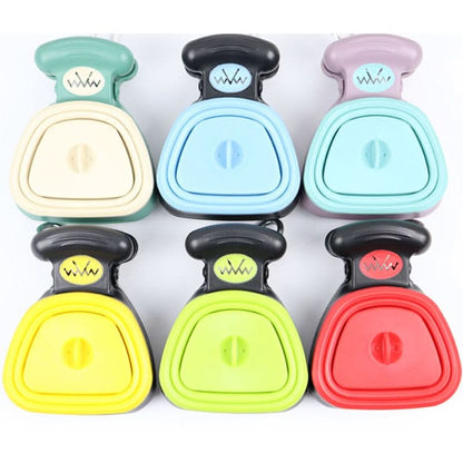 SCOOPIMATE – Portable Dog Poop Scooper with Clip & Adjustable Grabber