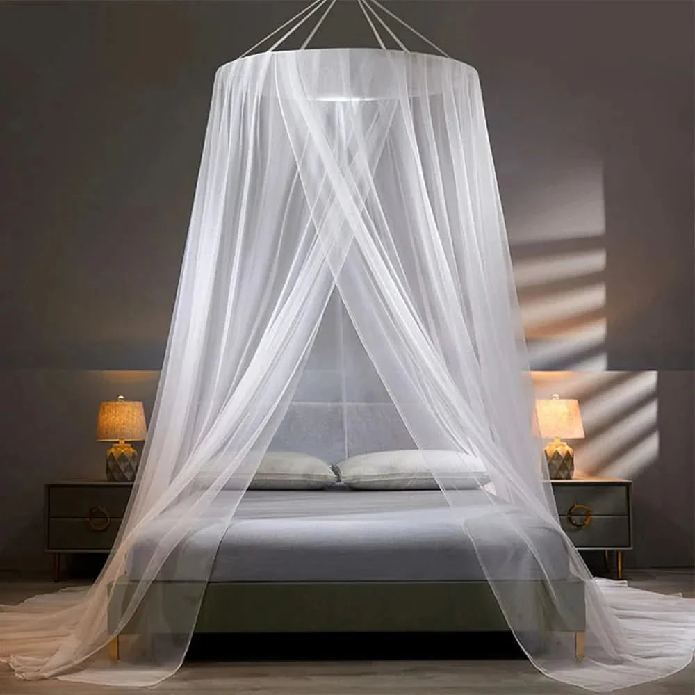 Mosquito net bed - Foldable insect net for bedroom and camping, ideal as mosquito net for double bed & outdoor