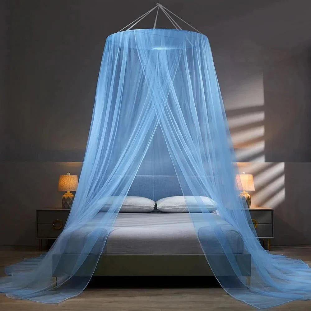 Mosquito net bed - Foldable insect net for bedroom and camping, ideal as mosquito net for double bed & outdoor