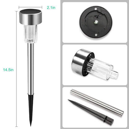 Solar LED lamp for the garden - weatherproof, energy-efficient with integrated light sensor